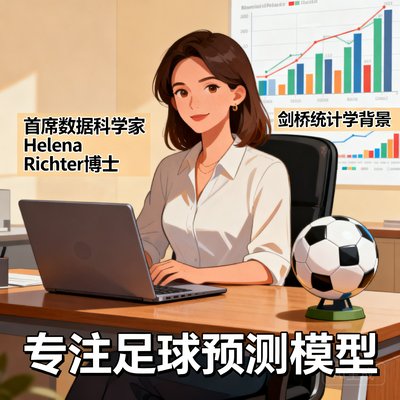 首席数据科学家 Helena Richter 博士，剑桥统计学背景，专注足球预测模型
