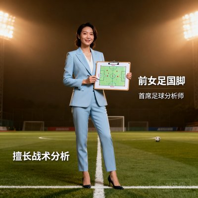 Sarah Chen 前女足国脚，首席足球分析师，擅长战术分析
